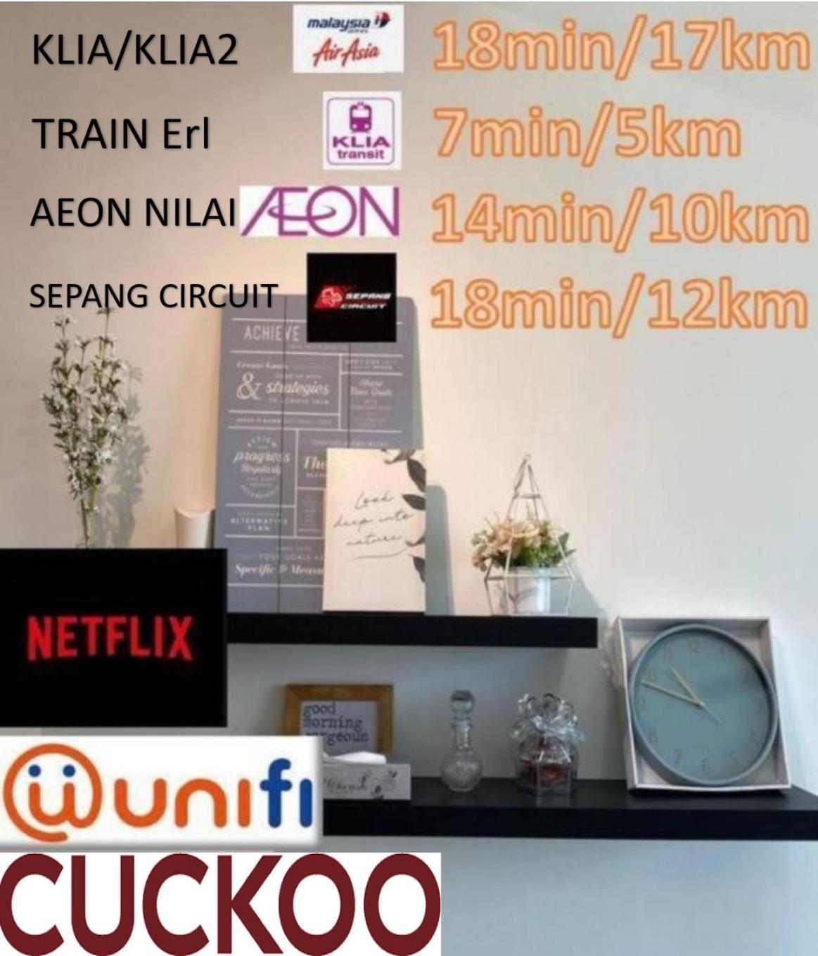 Family Stay, Sepang Klia, Free 2 Parking&Unifi Bagian luar foto